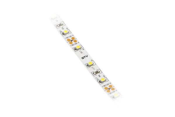 LED pásek 2m Flash 5630, 60 LED/m, studená bílá, 16W/m, 10mm, 12V, 1750lm/m, mini amp