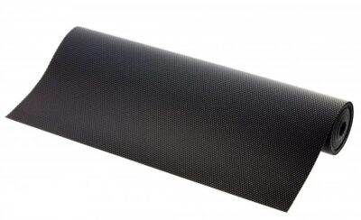 Podložka protiskluzová do zásuvky černá šíre 480mm, návin 5m