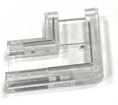 Konektor pro LED pásek 10mm a COB, spojka LED/LED rohový 90st., 150W, IP20 Konektor pro LED pásek 10mm a COB, spojka LED/LED rohový 90st., 150W, IP20