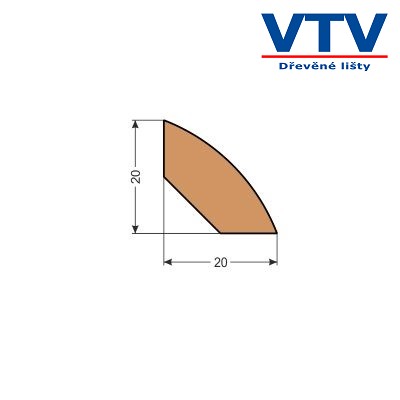 Lišta dřevěná RVS 2020   2m  c.36