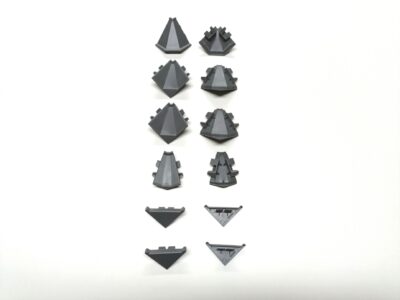 KoncovkaPD Krono – Grau 1239 šedá tm. – sada