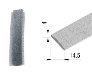Kartáček doraz. DUO 14,4×4 mm na INOVA, FOX