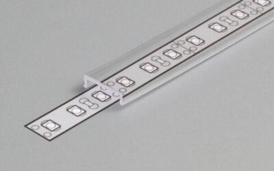 Kryt do profilu LED AL RW průsvitná 3m