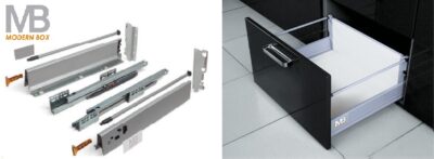 Modern box C 224/550Cmm + reling vysoký šedý Modern box C 224/550Cmm + reling vysoký šedý