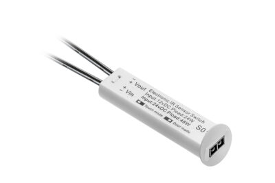 Spínač univerzální bezkontaktní, bílý, 12V/24W, 24V/48W, 2A, stmívatelný, mini AMP