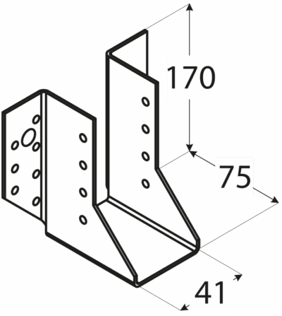 WB 7 – 41*170 trámová botka