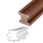 Terasa WoodPlastic nosič 50x50x3000mm