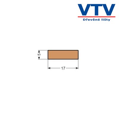 Lišta dřevěná H 1705   2m                     c.69