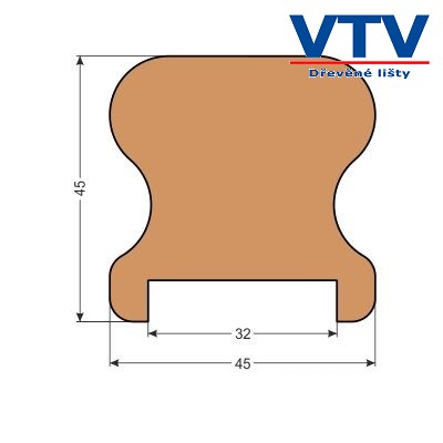 Madlo dřevěné MS 4545   2,5m  c.88
