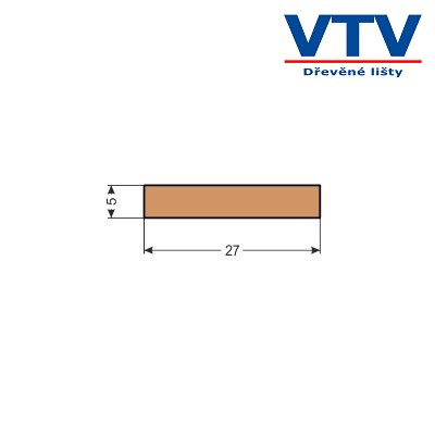Lišta dřevěná H 2705   2,5m  c.71
