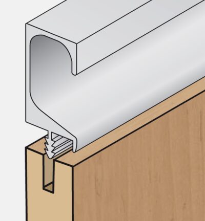 Uchytkový profil UK7 délka 2m, hliník stř. elox