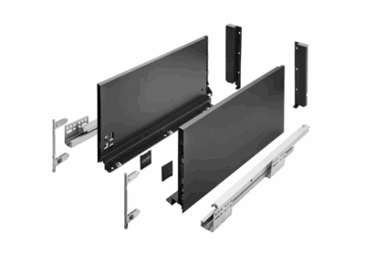 Zásuvkový Box Slim D2 199/250mm extra vysoký Černá 250D2 Zásuvkový Box Slim D2 199/250mm extra vysoký Černá 250D2