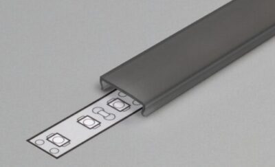 Kryt do profilu LED AL RW černá 3m