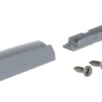 System otevírání push NK5 adaptér dlouhý k našroubování k 11009 a 11010, světle šedá (tip-on)