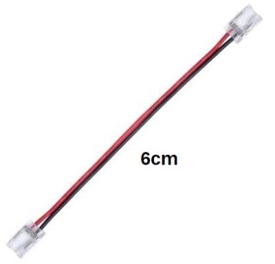 Konektor pro LED pásek 10mm a COB, spojka LED/LED, 6cm kabel