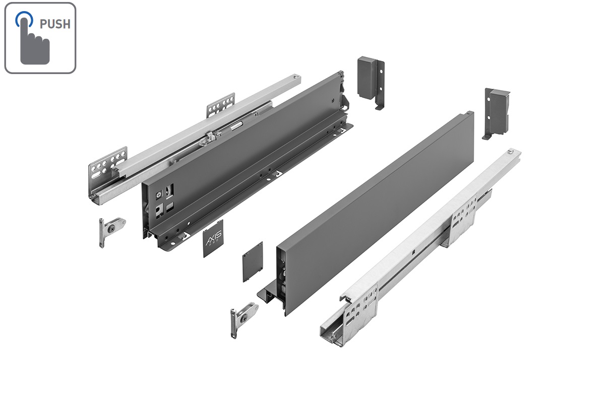 Zásuvkový Box Slim P2O A 400A 84/400mm nízký Antracit Zásuvkový Box Slim P2O A 400A 84/400mm nízký Antracit