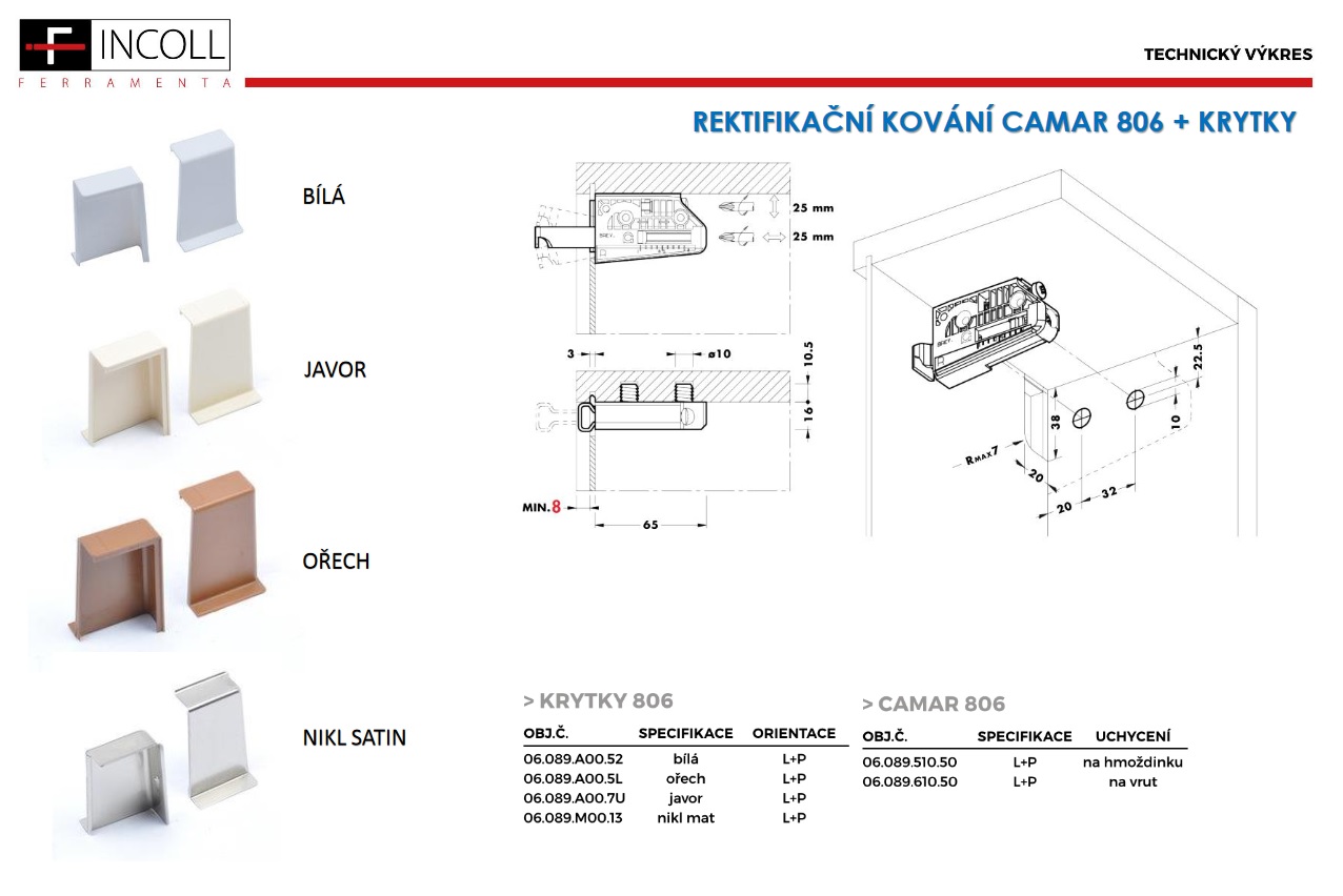 Rekt.kov.Camar 06.089.510.50 na hmozdinku Rekt.kov.Camar 06.089.510.50 na hmozdinku