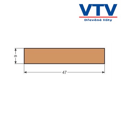 Lišta dřevěná H 4709   2m  c.76