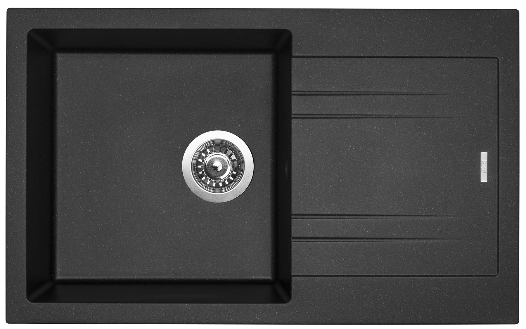 Dřez Sinks granit LINEA 780 N -74 metalblack