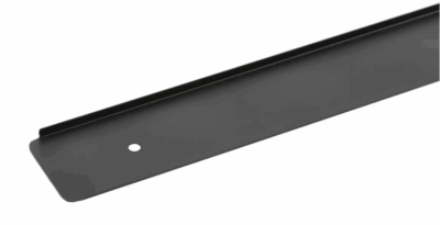 Koncovka na PD 38mm AL pravá černá