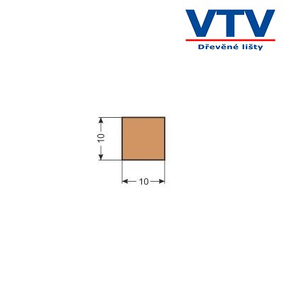 Lišta dřevěná H 1010   2,5m                  c.68
