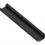 LED profil AL GLAX k zafrézování černý 3,05 m