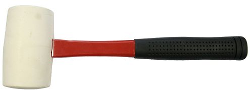 Palice gumová bílá 680g s rukojetí kov/TPR Palice gumová bílá 680g s rukojetí kov/TPR