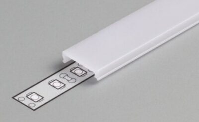 Kryt do profilu LED AL RW mléčná 3m