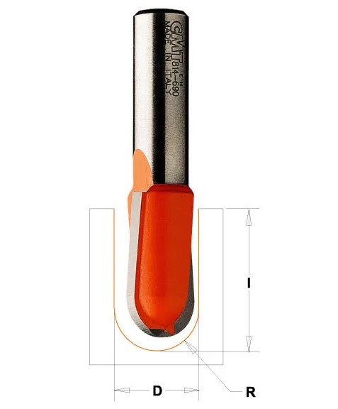 C91419011 C914 Čelní vypouklá fréza - R9,5 D19x11,5 S=8 HW C91419011 C914 Čelní vypouklá fréza – R9,5 D19x11,5 S=8 HW