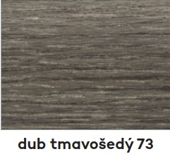 Přechodová lišta 89-13442773 270cm dub tmavosedy Přechodová lišta 89-13442773 270cm dub tmavosedy