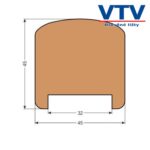 Madlo dřevěné MD 4545   2m  c.85