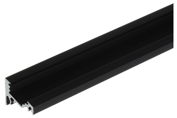 LED profil AL RW úhlový černý 3m (30st/60st) LED profil AL RW úhlový černý 3m (30st/60st)