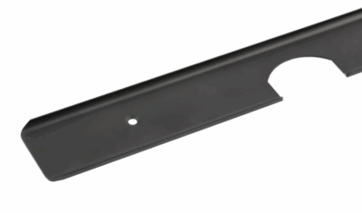 Spoj. lista AL rohova na PD 38mm černá Spoj. lista AL rohova na PD 38mm černá