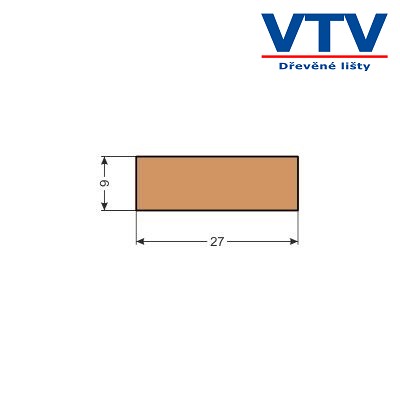 Lišta dřevěná H 2709 2m c.72 Lišta dřevěná H 2709 2m c.72