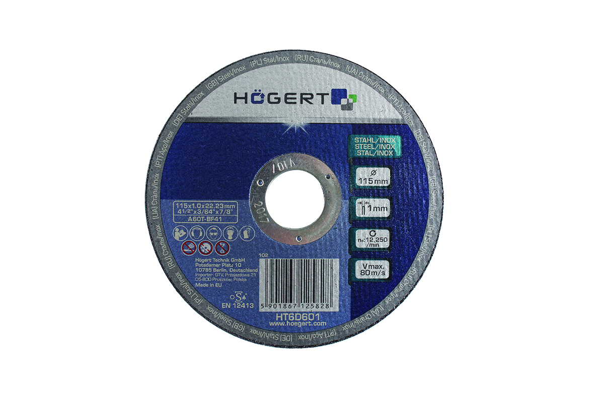 Řezný kotouč na kov / nerez, 125 mm, ultratenký 1,0 mm Řezný kotouč na kov / nerez, 125 mm, ultratenký 1,0 mm