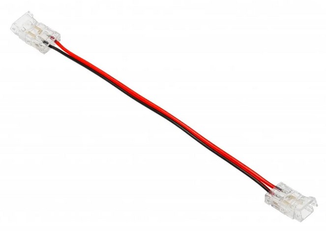 Konektor pro LED pásek 8mm a COB, spojka LED/LED, 15cm kabel, 3A, IP20 Konektor pro LED pásek 8mm a COB, spojka LED/LED, 15cm kabel, 3A, IP20
