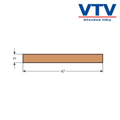 Lišta dřevěná H 4705   2,5m  c.75
