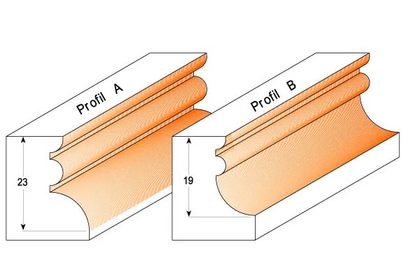 C95685211 C956 profilová sada - D31,7x23 profil A S=12 HW C95685211 C956 profilová sada - D31,7x23 profil A S=12 HW