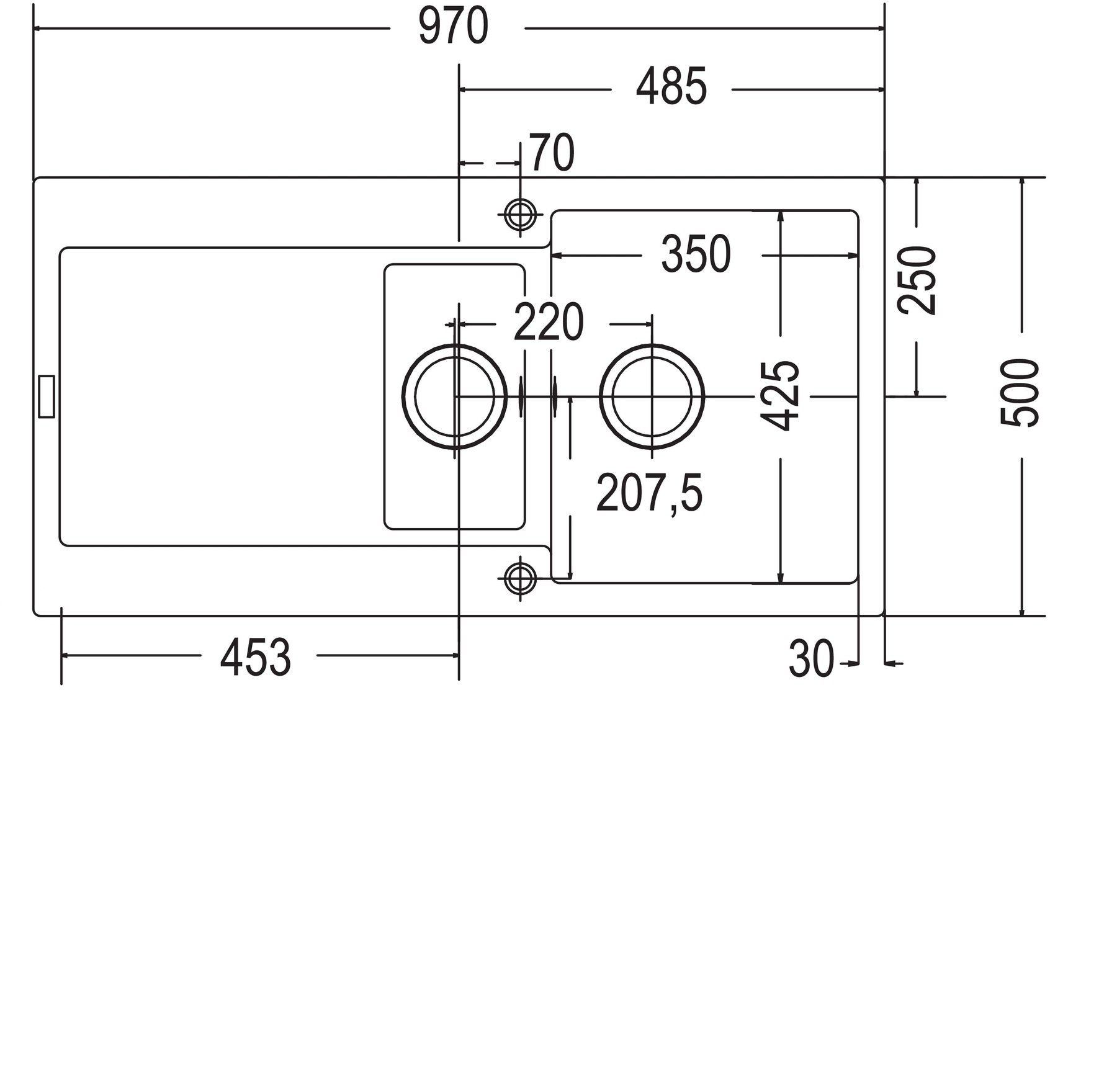 Dřez Franke fragranit MRG 651 černá matná Dřez Franke fragranit MRG 651 černá matná
