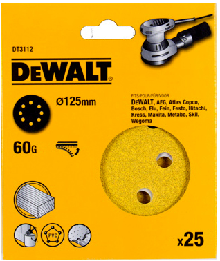 Brusný kotouč 125/K60 DT3112 Brusný kotouč 125/K60 DT3112