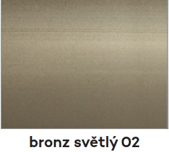 Přechodová lišta 89-13410902 90cm bronz svetly Přechodová lišta 89-13410902 90cm bronz svetly