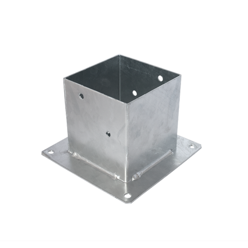 PSP 140 (141*141*200*2,5) Patka sloupku 140 se čtvercovou základnou PSP 140 (141*141*200*2,5) Patka sloupku 140 se čtvercovou základnou