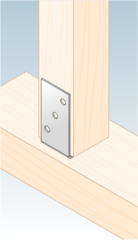 PSO 100 (101*120*5) Patka sloupku 100 PSO 100 (101*120*5) Patka sloupku 100