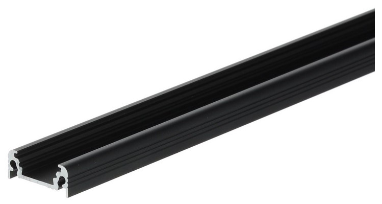 LED profil AL RW přisazený černý 3m LED profil AL RW přisazený černý 3m