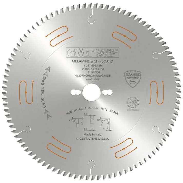 C28169612M Pilový kotouč na lamino, DTD a MDF – D300x3,2 d30 Z96 HW