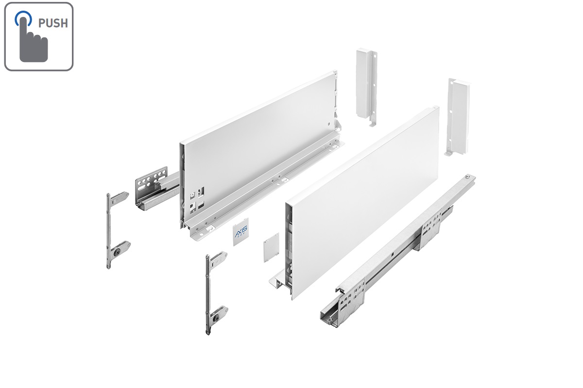 Zásuvkový Box Slim P2O C1 350C1 167/350mm vysoký Bílá