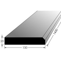Lišta dřevěná H 1506 100cm Lišta dřevěná H 1506 100cm