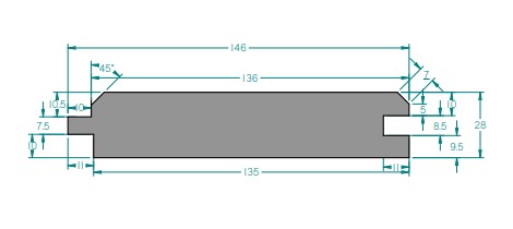 Palubky fase H 28*146*4,2m sm AB hladké (4ks/bal=2,4528m2) Palubky fase H 28*146*4,2m sm AB hladké (4ks/bal=2,4528m2)