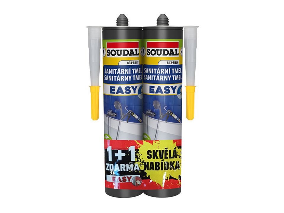 EASY sanitární tmel bílý 1+1