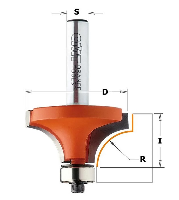 C93838011 C938 Zaoblovací fréza vydutá - R12,7 D38,1x19 S=8 HW C93838011 C938 Zaoblovací fréza vydutá – R12,7 D38,1×19 S=8 HW